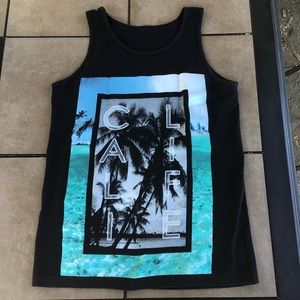 Black Cali life tank top